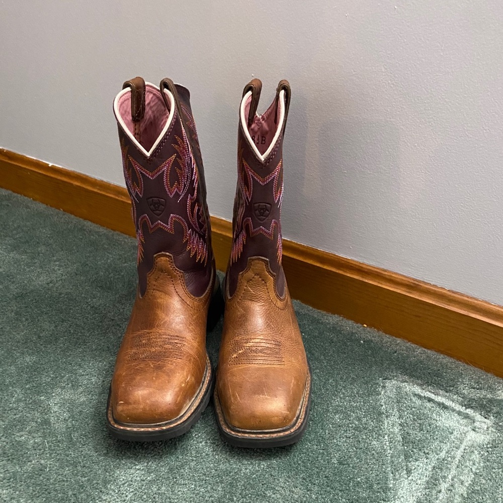 Ariat Women’s Steel Toe Krista Western Work Boots